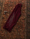 Bordo Blessed Script Taş Detaylı Eşofman Altı