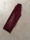 Bordo Blessed Script Taş Detaylı Eşofman Altı
