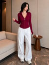 Bordo Rover Tech Spor Hırka