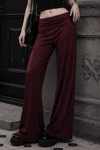 Bordo Subdued Yoga Pantolonu