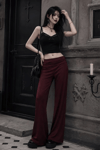 Bordo Subdued Yoga Pantolonu