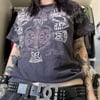 Füme Gothic Stone Free Winged Skull Unisex T-Shirt