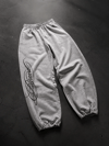 Gri Blessed Script Detaylı Baggy Eşofman Takımı