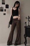 Kahverengi Subdued Yoga Pantolonu