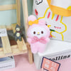Kurdeleli Pembe Anime Fantasy Magic Melody Mini Peluş Anahtarlık