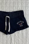 Lacivert Hollister Nakış Logolu Mini Sweat Şort