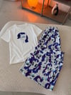 Lacivert My Little Pony Rarity Desenli Şık T-shirt  Alt Üst Takım