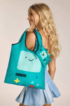 Mavi Adventure Time BMO Polyester Katlanabilir Bez Çanta