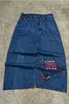 Mavi Domo-Kun Y2K Unisex Baggy Pantolon