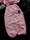Pembe Angel Taşlı Baggy Unisex Eşofman Altı