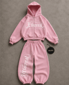 Pembe Ethereal Baggy Kalıp Unisex Eşofman Takımı