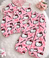 Pembe Hello Kitty Cloudy 3'lü Peluş Takım