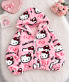 Pembe Hello Kitty Cloudy Peluş Hırka