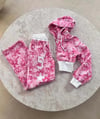 Pembe Kamuflaj Culture 3 İplik Eşofman Takım