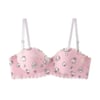 Pembe Lazer Kesim Yarım Dolgulu Hello Kitty Sütyen