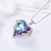 Silver Talisman Heart Kolye