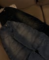 Siyah Angel Baby Parlak Taşlı Baggy Pantolon 