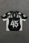 Siyah Anime Berserk Guts 45 Number V Yaka Unisex Forma