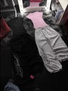 Siyah Blessed Script Detaylı Baggy Eşofman Takımı