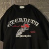 Siyah Eternity Rose (Unisex) T-Shirt