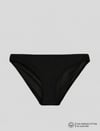Siyah Frolar Eye Baskılı Bikini Kalıp Külot