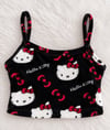 Siyah Hello Kitty Cloudy 2'li Peluş Atletli Takım