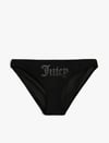 Siyah Juicy Baskılı Bikini Kalıp Külot