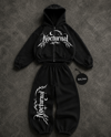 Siyah Nocturnal Baggy Kalıp Unisex Eşofman Takımı
