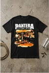 Siyah Pantera Cowboys From Hell Unisex Y2K T-Shirt