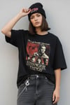 Siyah Stranger Things ''One Last Strange Adventure'' Unisex T-Shirt