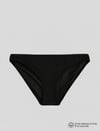 Siyah The World İs Your's  Baskılı Bikini Kalıp Külot