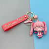 Yeni Pembe Anime Hatsune Miku Silikon Anahtarlık