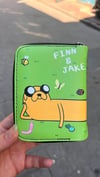 Yeşil Adventure Time Finn And Jack BMO OOO Diyarı Unisex Cüzdan