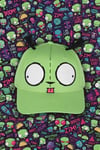 Yeşil Invader Zim Gir Kulaklıklı Unisex Baseball Şapka