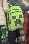 Yeşil Minecraft Creeper Face Unisex Sırt Çantası