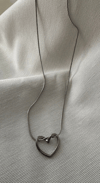 Çelik Kalp Kolye