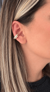 Çift Sıralı Taşlı Earcuff (Kıkırdak Küpesi)