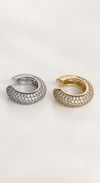 Silme Taşlı Kalın Earcuff