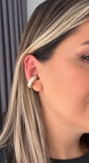 Silme Taşlı Kalın Earcuff