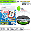 Owner Kizuna X8 56117 135m x8 Super Chartreuse Japon İp Misina