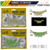 Portfish Karides Silikon Yem 3.5 cm 30 Adetli