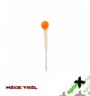 SPIINX MICE TAIL SİLİKON 8CM 12P GLOW ORANGE GUM