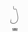 VANFOOK WORM-55B FLAT NS BLACK 5P #3/0