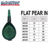 Vorteks Flat Pear Inline Sazan Kurşunu