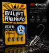 XESTA BULLET RIBHEAD JIG HEAD #6 4P 1.5G