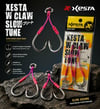 XESTA W CLAW SLOW TUNE DOUBLE ASSIST 2/0 2 CM #20 2P