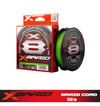 YGK X035 BRAID CORD PE X8 150M 3.6KG 0.09 FLUO GREEN