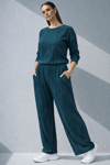 Dekot Piliseli Pantalon Bluz Takım