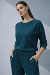Dekot Piliseli Pantalon Bluz Takım
