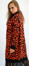 Desenli Extra Oversize Hırka 